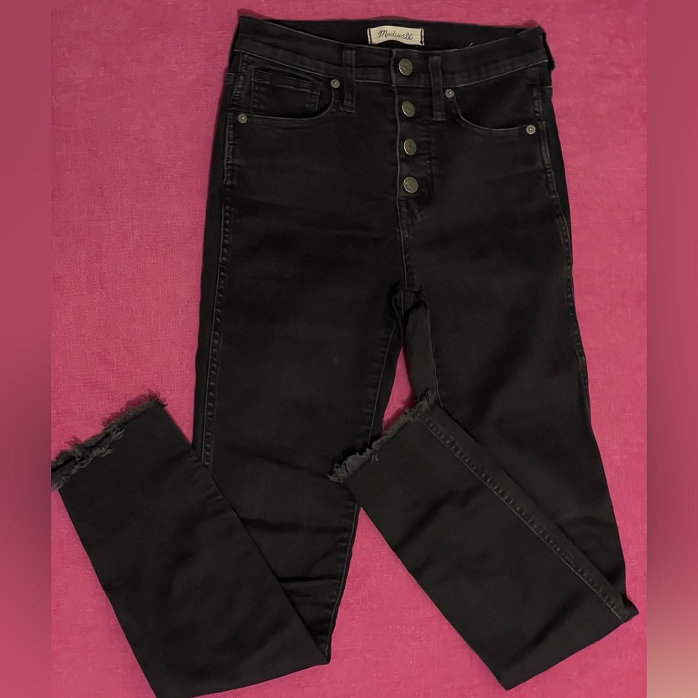 Madewell 🖤 10” High-Rise Skinny Black 24